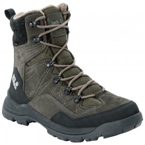 Botas de Invierno Jack Wolfskin Aspen Texapore High Hombre Dark/Black | AQ5047812