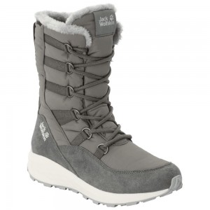 Botas de Invierno Jack Wolfskin Nevada Texapore High Mujer Azules Grises | HE2153604