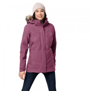 Chaqueta 3 En 1 Jack Wolfskin Arctic Ocean Mujer Morados | MX9458230