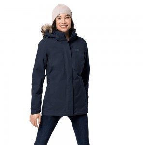 Chaqueta 3 En 1 Jack Wolfskin Arctic Ocean Mujer Azules | SW8760491