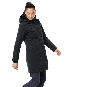 Chaqueta 3 En 1 Jack Wolfskin Golden Peak Mujer Negros | LA5940681