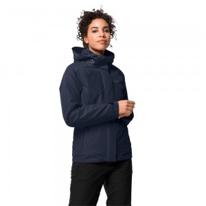 Chaqueta 3 En 1 Jack Wolfskin Iceland Voyage Mujer Azules | OR7126834