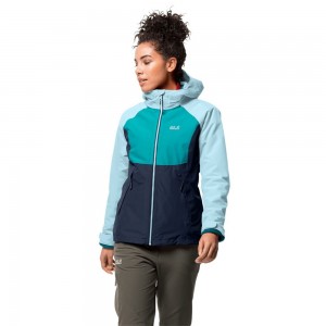 Chaqueta 3 En 1 Jack Wolfskin Mount Isa Mujer Azules | SP3029468