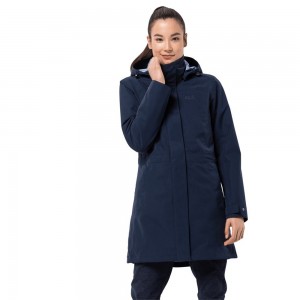 Chaqueta 3 En 1 Jack Wolfskin Ottawa Mujer Azules | XV9051374