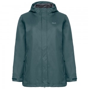 Chaqueta 3 En 1 Jack Wolfskin Tavani Mujer Verdes Claro | XT6087491