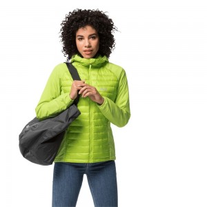 Chaqueta Hibrida Jack Wolfskin Jwp Hybrid Mujer Verdes Claro | ZF5906317