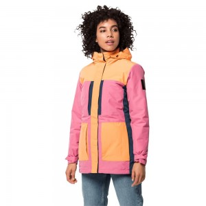 Chaqueta Impermeable Jack Wolfskin 365 Flash Field Mujer Rosas | NR2940637