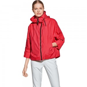 Chaqueta Impermeable Jack Wolfskin Alexandria Mujer Rojos | OP8423670