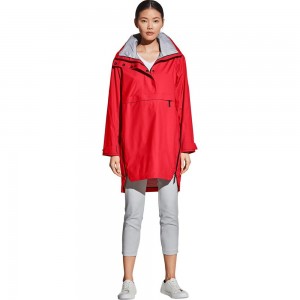 Chaqueta Impermeable Jack Wolfskin Capetown Mujer Rojos | VG3610748