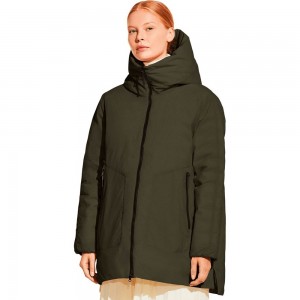 Chaqueta Impermeable Jack Wolfskin Tokyo Cape Mujer Verdes | BF6904132