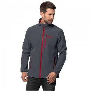 Chaqueta Softshell Jack Wolfskin Whirlwind Hombre Anthracite | OH7205698