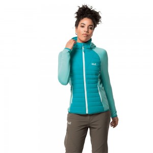 Chaqueta deportiva Jack Wolfskin Crossing Peak Mujer Azules Oscuro | SL3824915