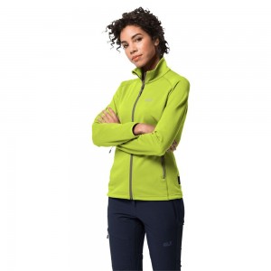 Chaqueta deportiva Jack Wolfskin Horizon Mujer Verdes Claro | JS1208537