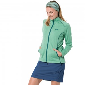 Chaqueta deportiva Jack Wolfskin Horizon Mujer Verdes | EP1320986