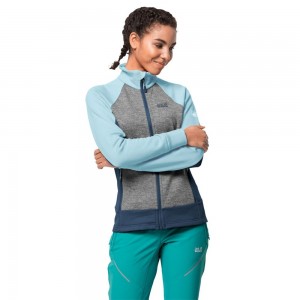 Chaqueta deportiva Jack Wolfskin Sky Peak Mujer Azules | JA5461927