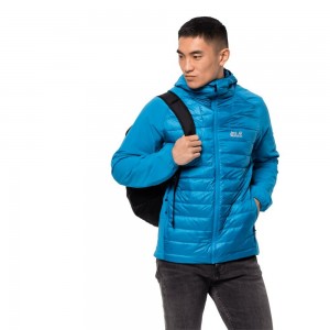 Chaquetas Aislantes Jack Wolfskin Jwp Hybrid Hombre Azules | IY5019864