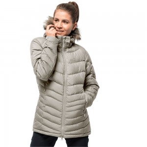 Chaquetas De Invierno Jack Wolfskin Selenium Bay Mujer Grises | FD5163482