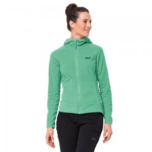 Chaquetas De Lana Jack Wolfskin Arco Mujer Verdes | DX5384702