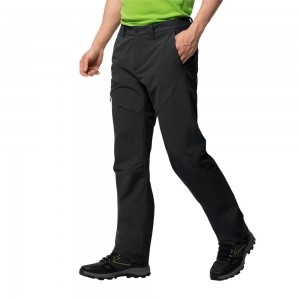 Pantalón softshell Jack Wolfskin Chilly Track Xt Hombre Negros | EL8702391