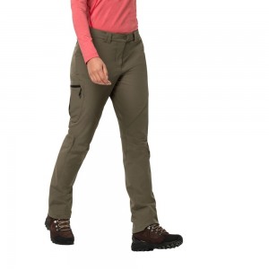 Pantalón softshell Jack Wolfskin Chilly Track Xt Mujer Grises | AZ1473580