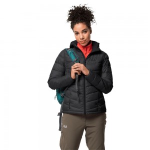 Plumifero Jack Wolfskin Helium Mujer Negros | PI9807342