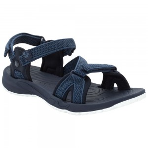 Sandalias Jack Wolfskin Lakewood Ride Mujer Azules Oscuro | JV6832709