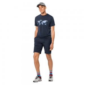 Short Jack Wolfskin Jwp Hombre Azules | OV9610875