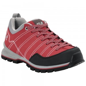 Tenis de Senderismo Jack Wolfskin Scrambler Low Mujer Grises | GY1769243