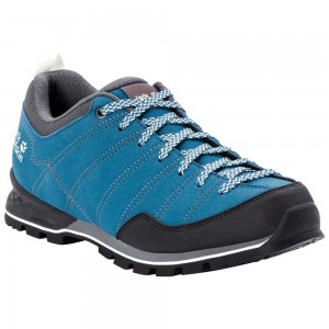 Tenis de Senderismo Jack Wolfskin Scrambler Low Hombre Blue/White | JQ3851064