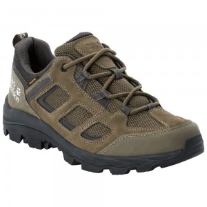 Tenis de Senderismo Jack Wolfskin Vojo 3 Texapore Low Hombre Khaki/Black | TZ4538602