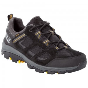 Tenis de Senderismo Jack Wolfskin Vojo 3 Texapore Low Hombre Black/Yellow | OX6285901