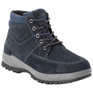 Zapatos Casual Jack Wolfskin Jackson Mid Hombre Blue/Grey | WN0479183