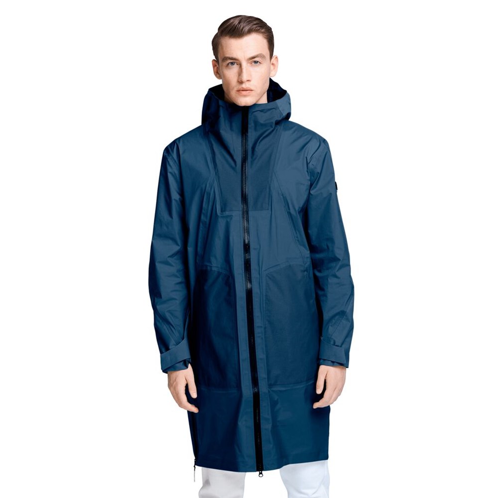 Abrigo hardshell Jack Wolfskin The Rain Hombre Azul Marino Azules | BY3420571