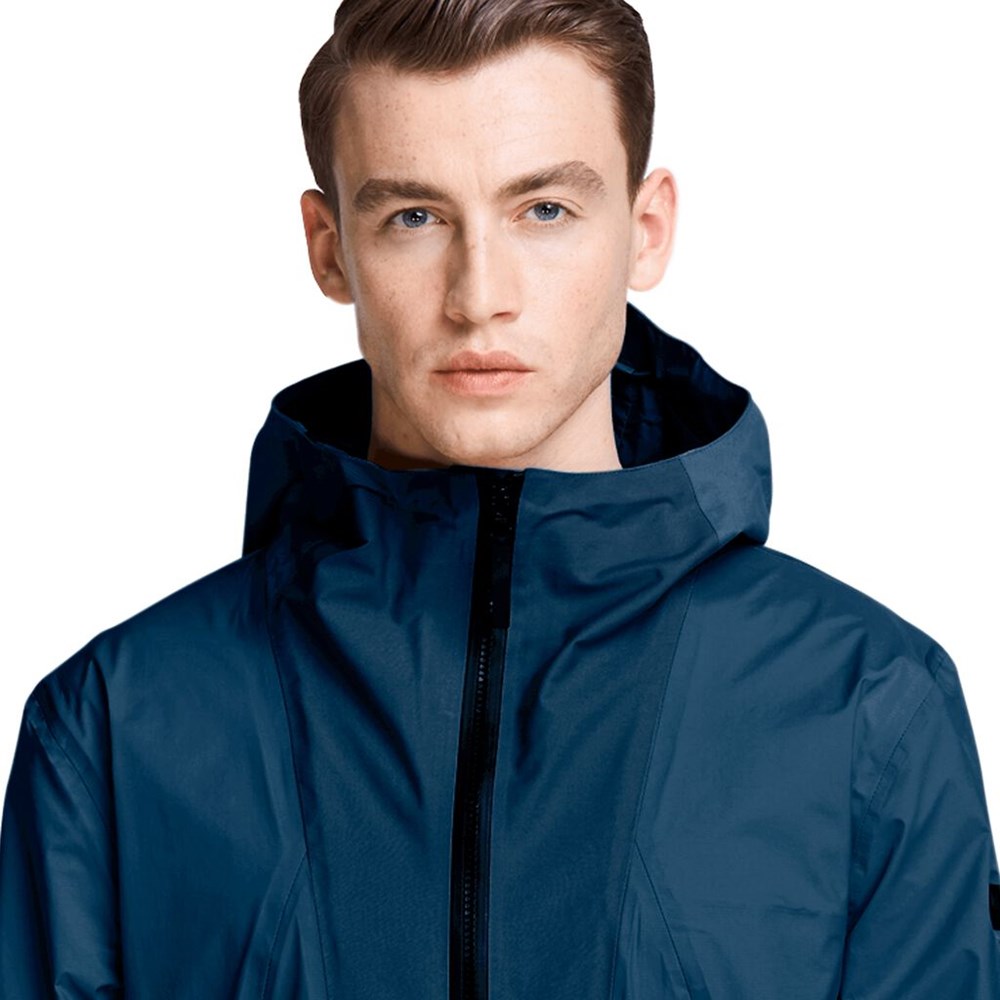 Abrigo hardshell Jack Wolfskin The Rain Hombre Azul Marino Azules | BY3420571