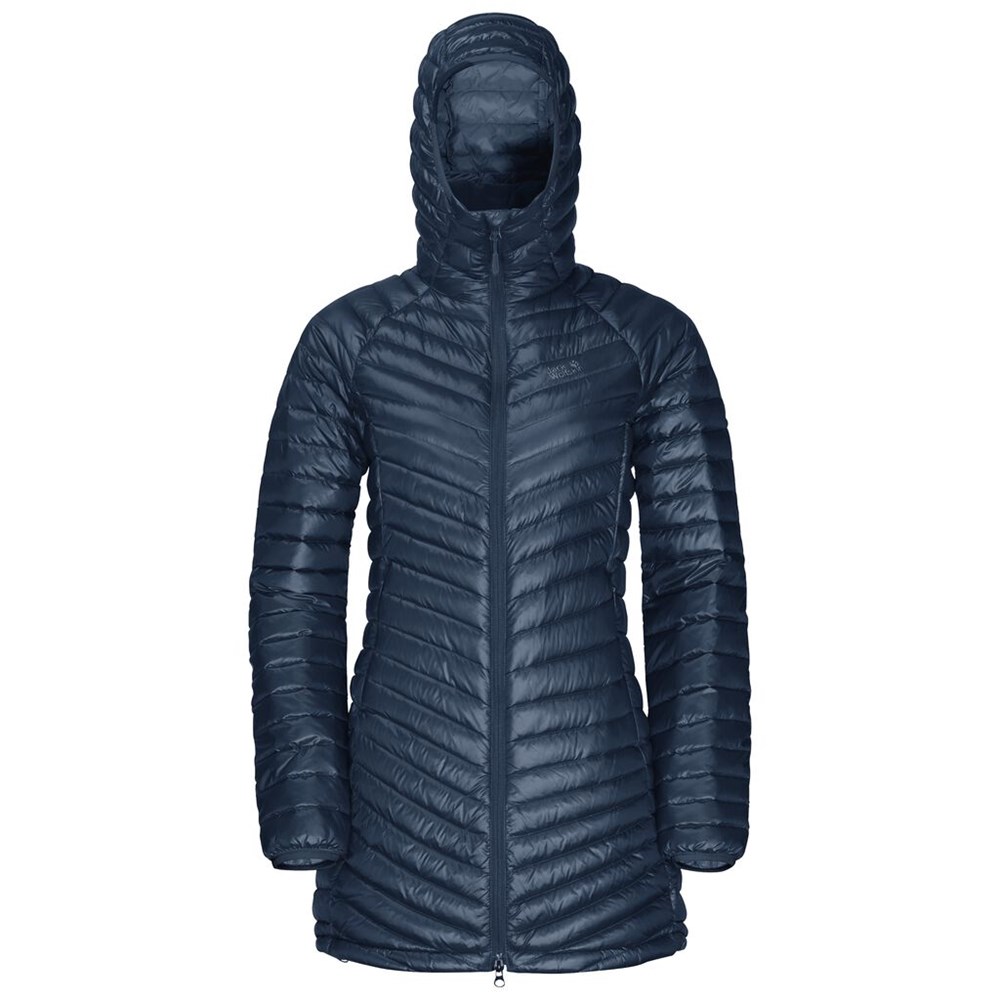 Abrigos De Plumón Jack Wolfskin Atmosphere Mujer Azules Oscuro | HL8031462