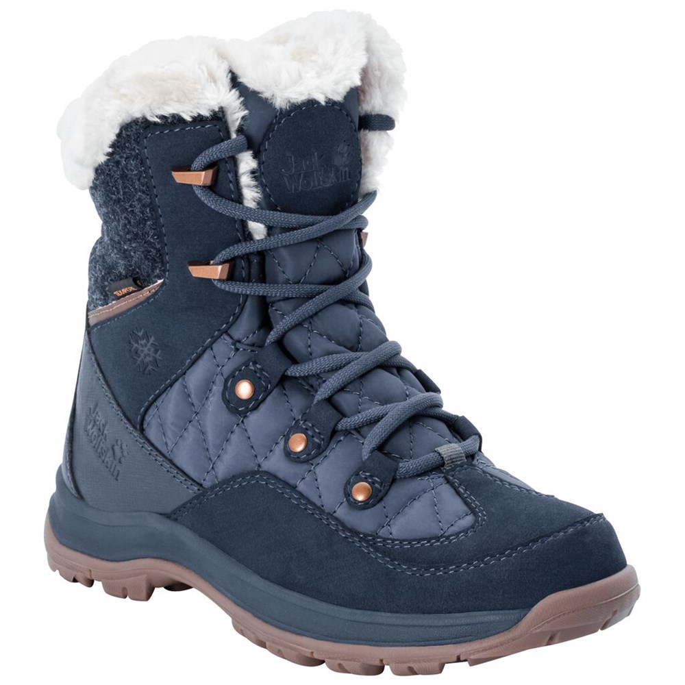 Botas de Invierno Jack Wolfskin Aspen Texaporeid Mujer Azules | ZD2193870