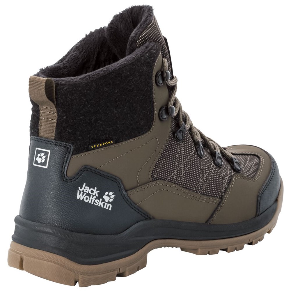 Botas de Invierno Jack Wolfskin Aspen Texaporeid Hombre Brown/Black | PF7946152