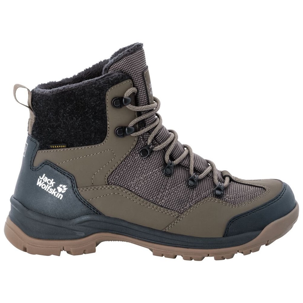 Botas de Invierno Jack Wolfskin Aspen Texaporeid Hombre Brown/Black | PF7946152