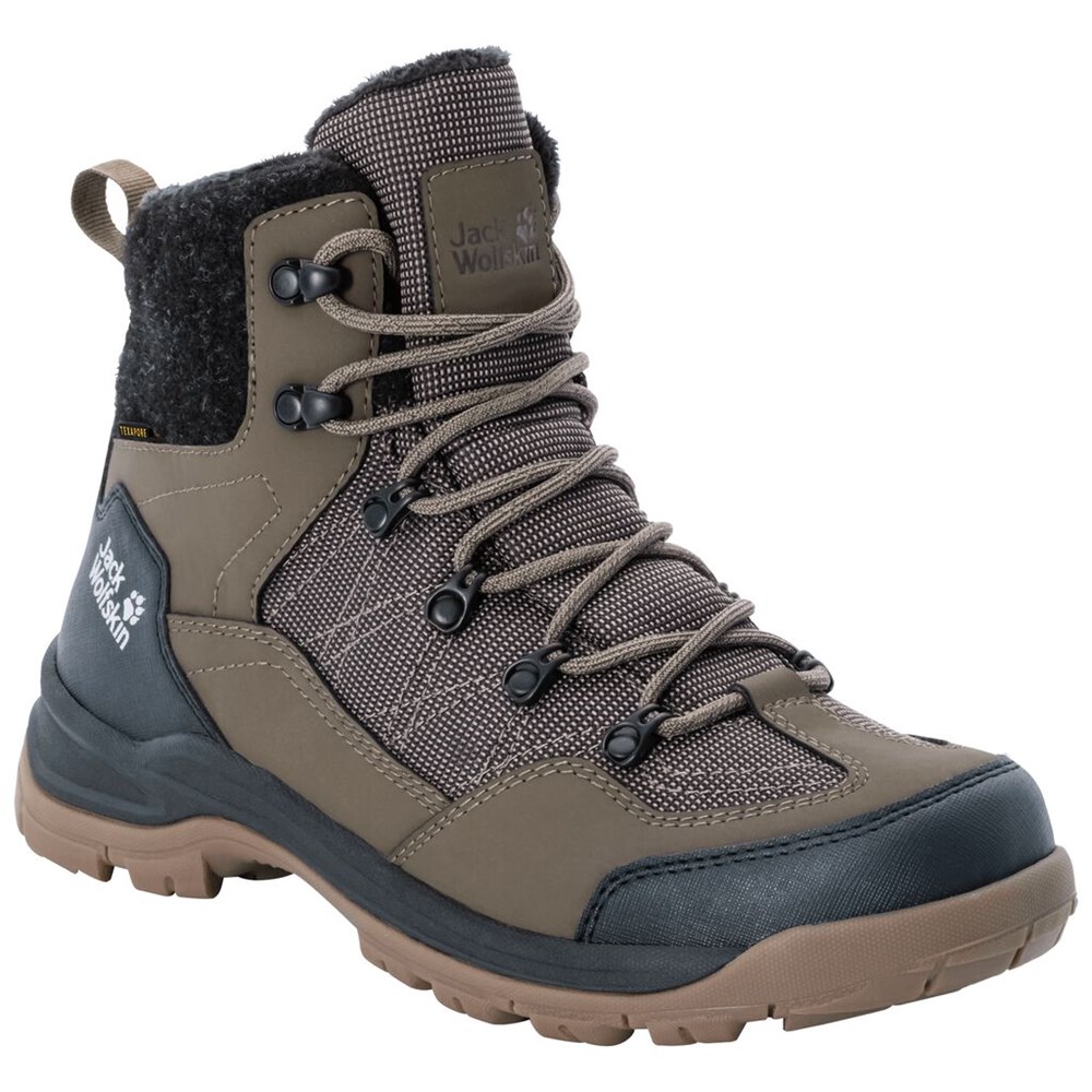 Botas de Invierno Jack Wolfskin Aspen Texaporeid Hombre Brown/Black | PF7946152