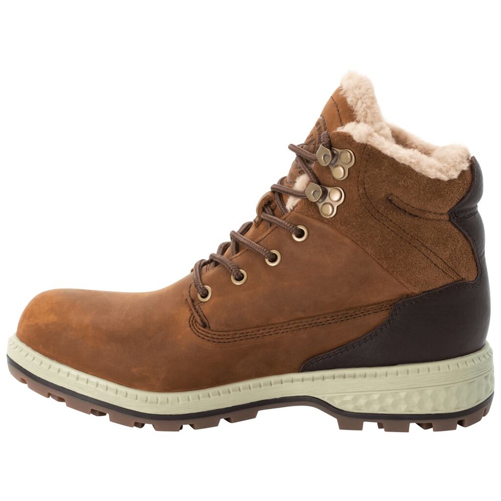 Botas de Invierno Jack Wolfskin Jack Wt Mid Mujer Brown/White | LG8473052