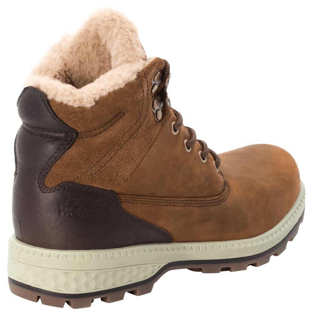 Botas de Invierno Jack Wolfskin Jack Wt Mid Mujer Brown/White | LG8473052