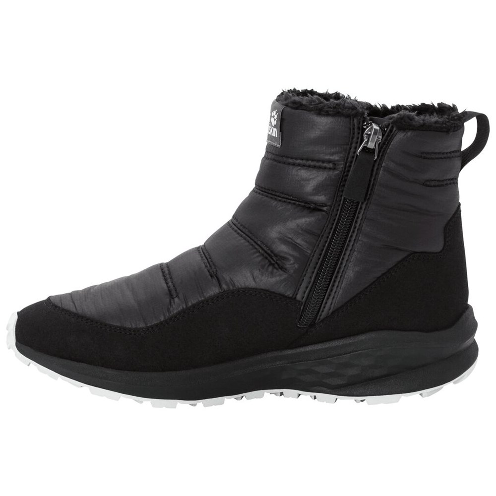 Botas de Invierno Jack Wolfskin Nevada Ride Low Mujer Black/Black | AT2907438