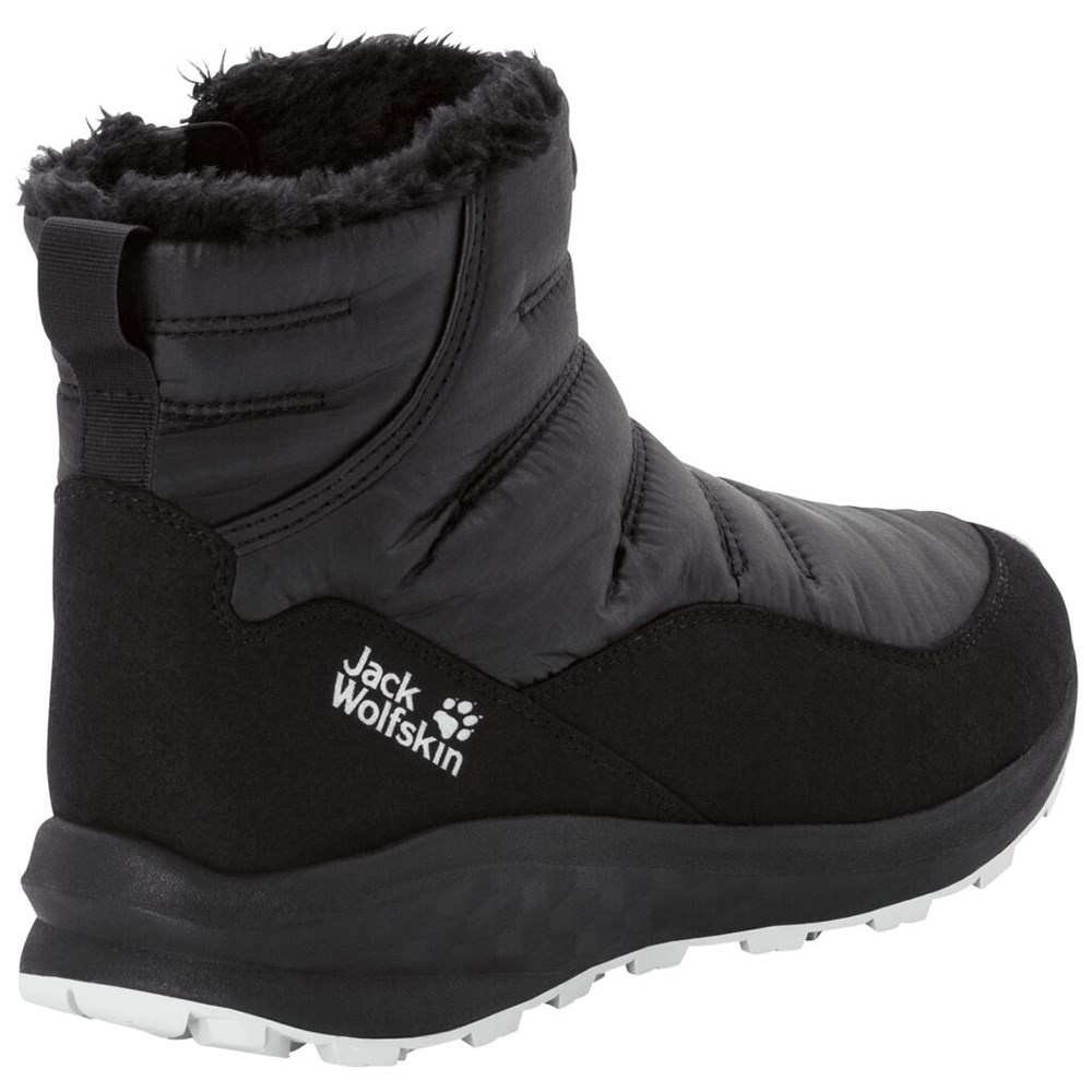 Botas de Invierno Jack Wolfskin Nevada Ride Low Mujer Black/Black | AT2907438