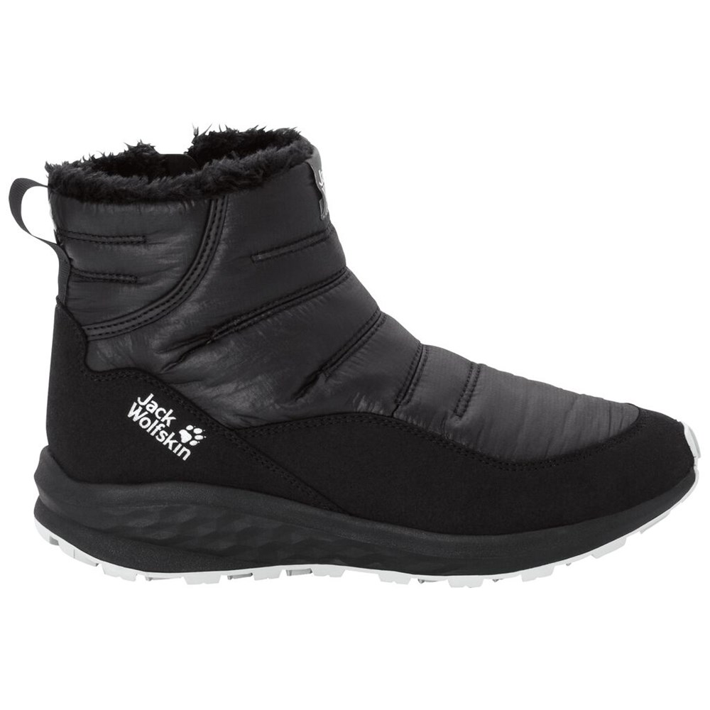 Botas de Invierno Jack Wolfskin Nevada Ride Low Mujer Black/Black | AT2907438