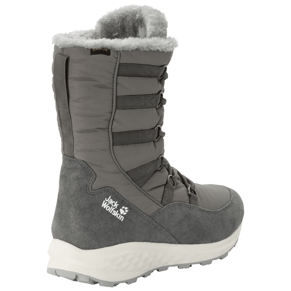 Botas de Invierno Jack Wolfskin Nevada Texapore High Mujer Azules Grises | HE2153604