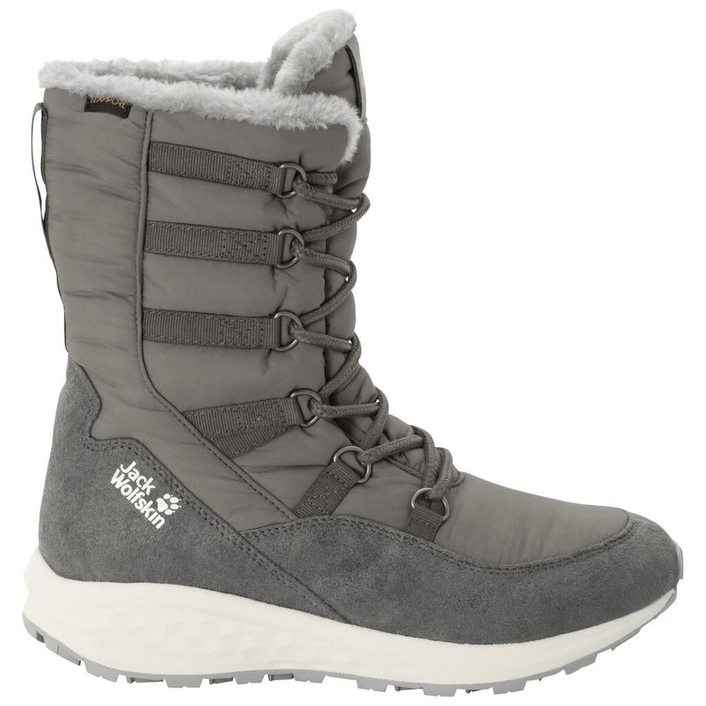 Botas de Invierno Jack Wolfskin Nevada Texapore High Mujer Azules Grises | HE2153604