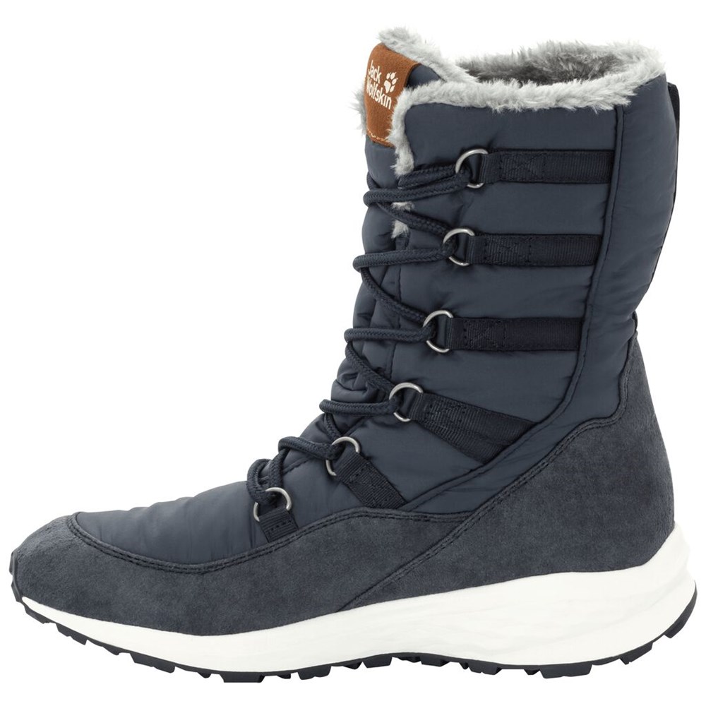 Botas de Invierno Jack Wolfskin Nevada Texapore High Mujer Azules | GX6724985