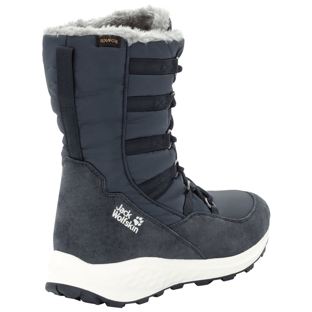 Botas de Invierno Jack Wolfskin Nevada Texapore High Mujer Azules | GX6724985