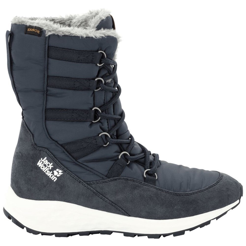 Botas de Invierno Jack Wolfskin Nevada Texapore High Mujer Azules | GX6724985