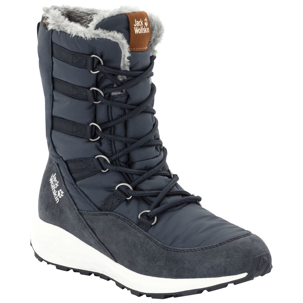 Botas de Invierno Jack Wolfskin Nevada Texapore High Mujer Azules | GX6724985